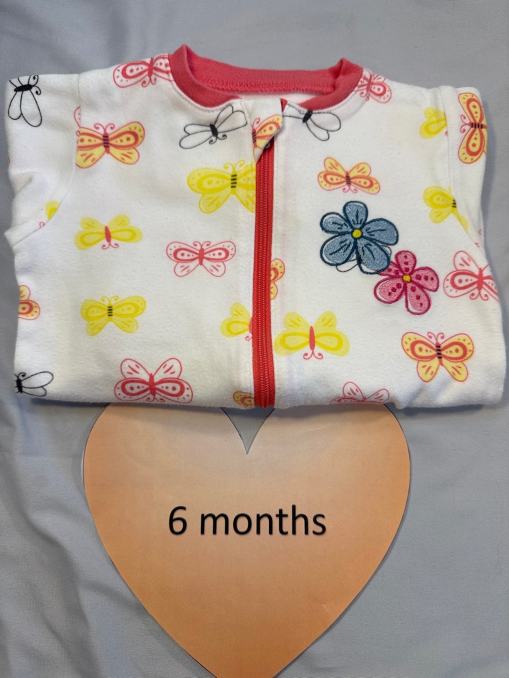 Tuffy - floral Print Baby Onesie/sleeper